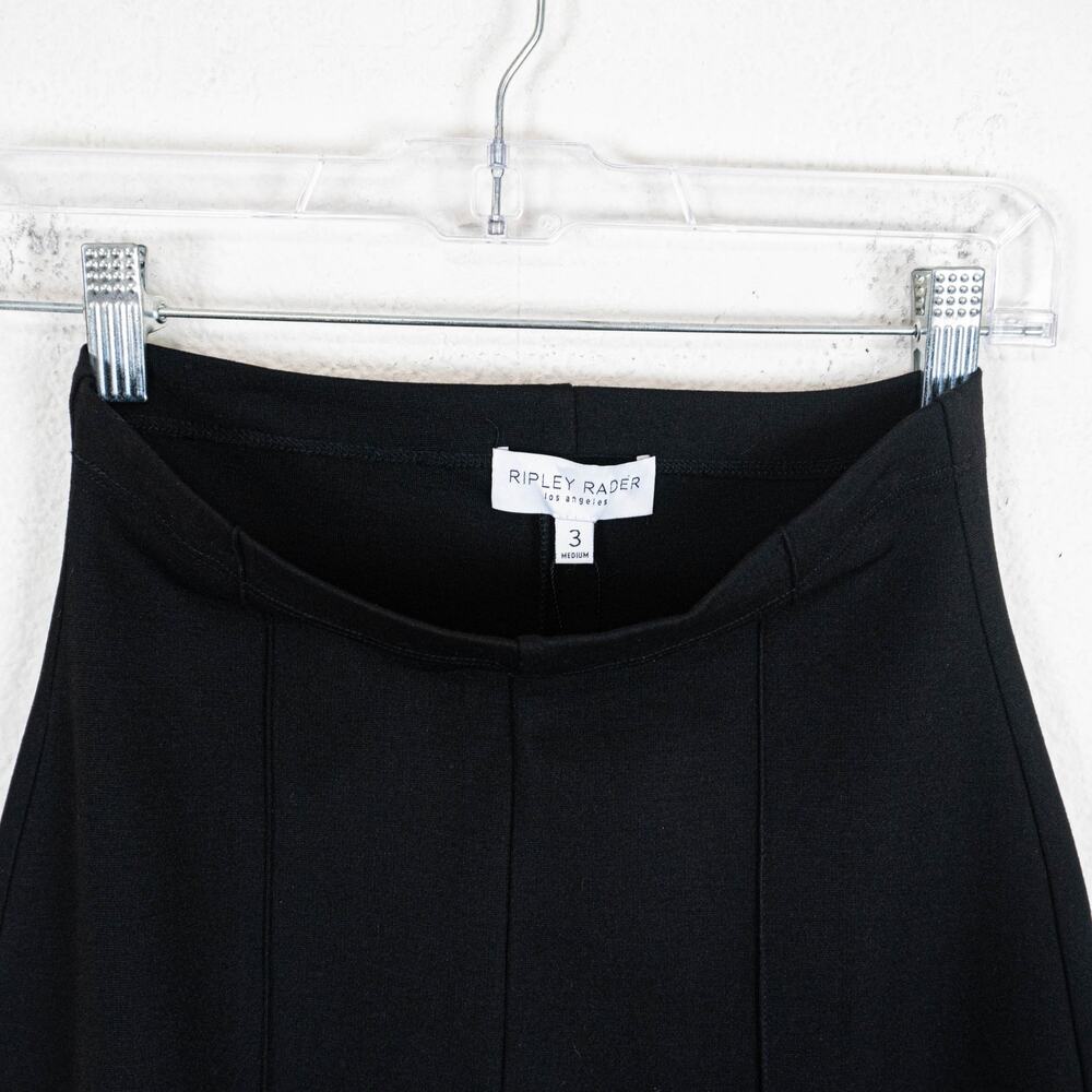 RIPLEY RADER Black Ponte Knit Cropped Straight Leg Pant size 3 (Medium) - Picture 9 of 11